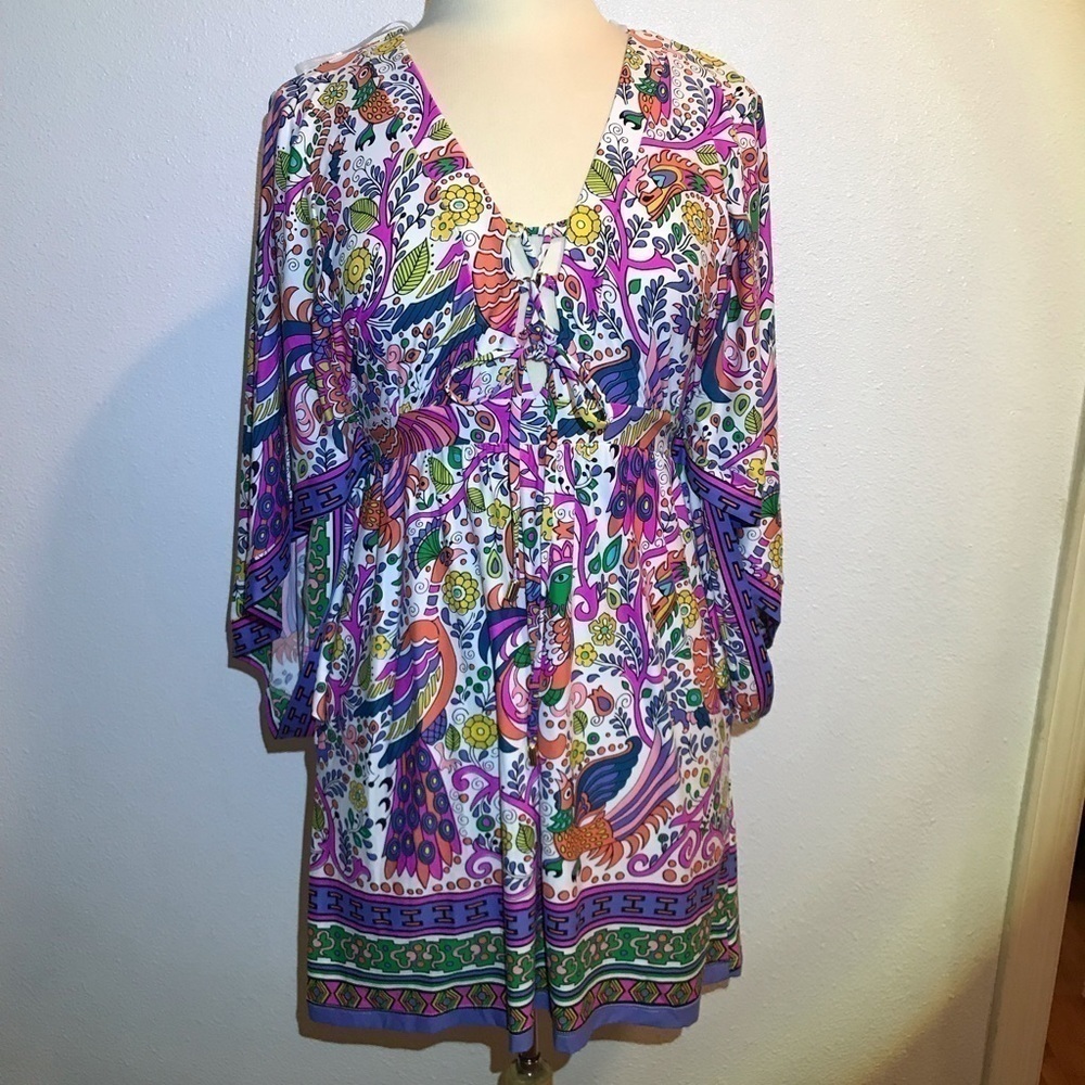 TRINA TURK swim tunic coverup multi color/purpose - Picture 2 of 7